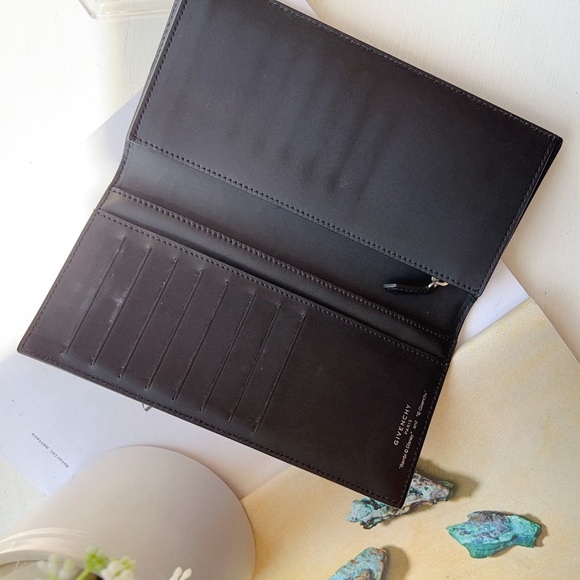 Givenchy Black Coated Canvas Bambi Bi Fold Wallet - Picture 2 of 3